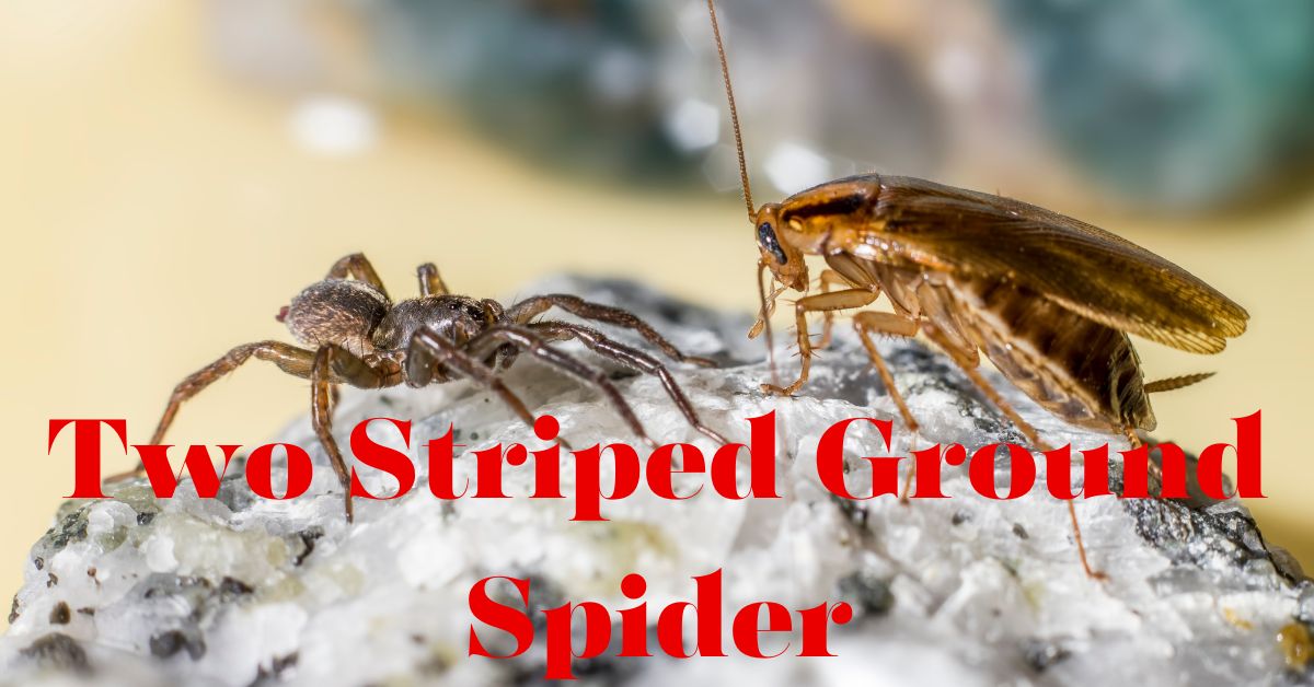 Two Striped Ground Spider